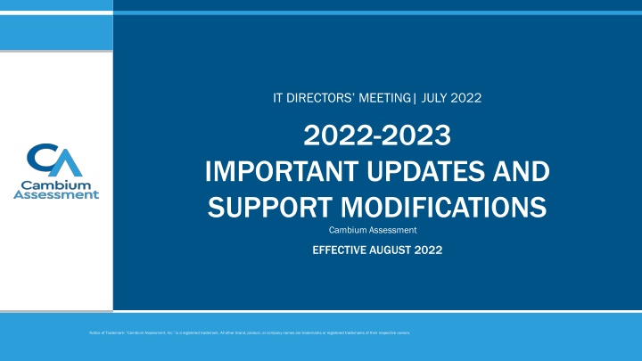 it directors meeting july 2022 2022 2023