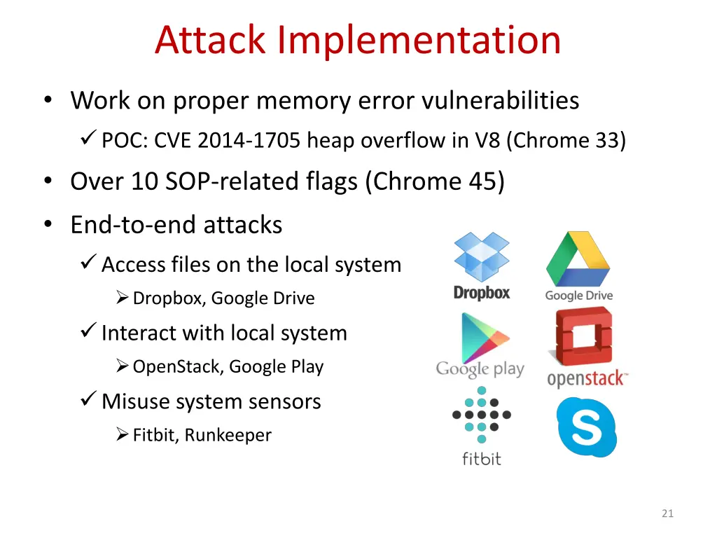 attack implementation