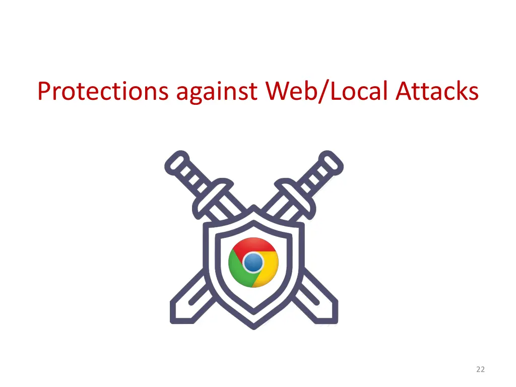 protections against web local attacks