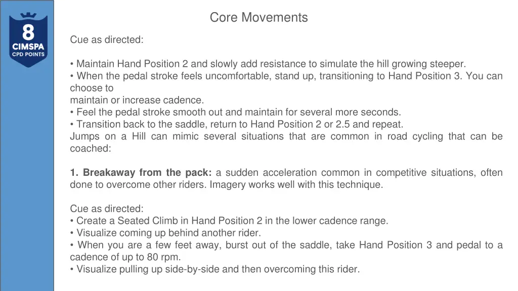 core movements 13