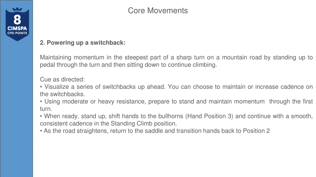 core movements 14