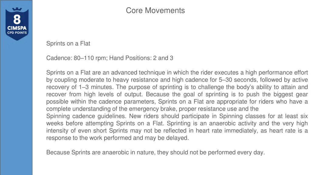 core movements 16