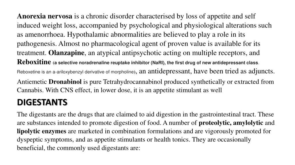 anorexia nervosa is a chronic disorder