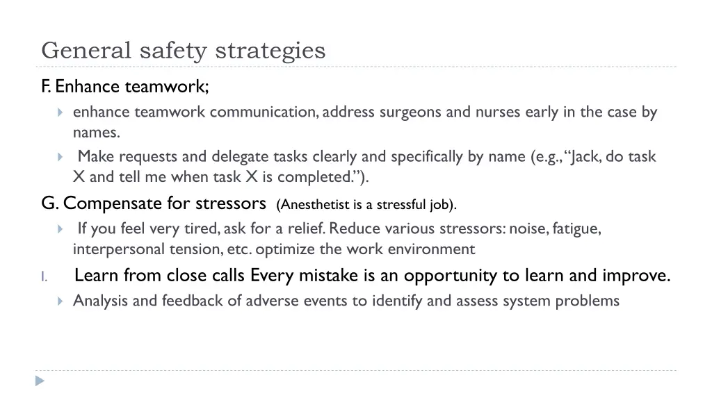 general safety strategies 1