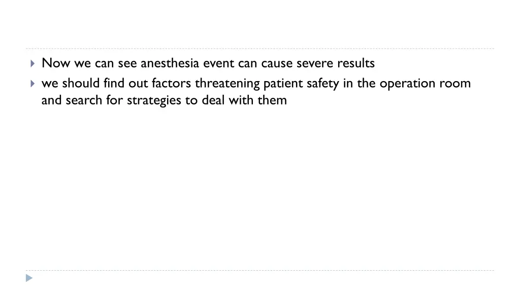 now we can see anesthesia event can cause severe