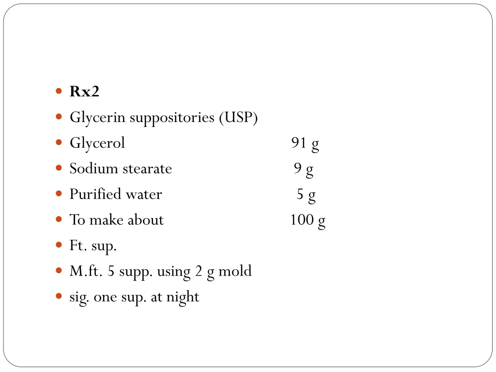 rx2 glycerin suppositories usp glycerol