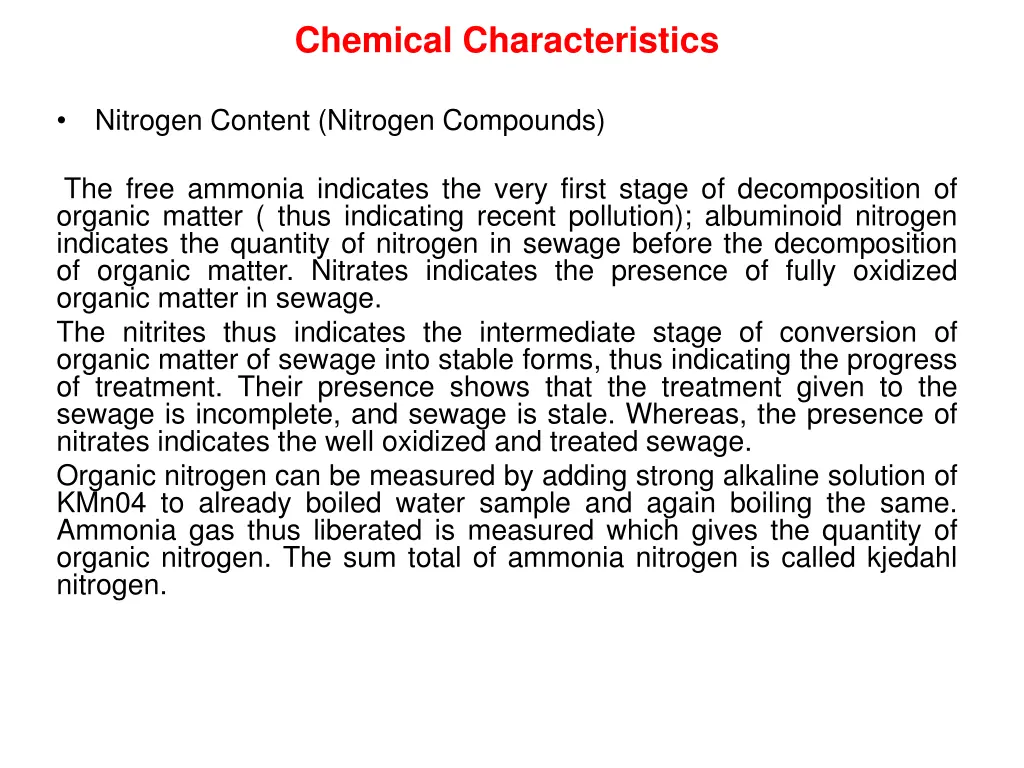 chemical characteristics 5