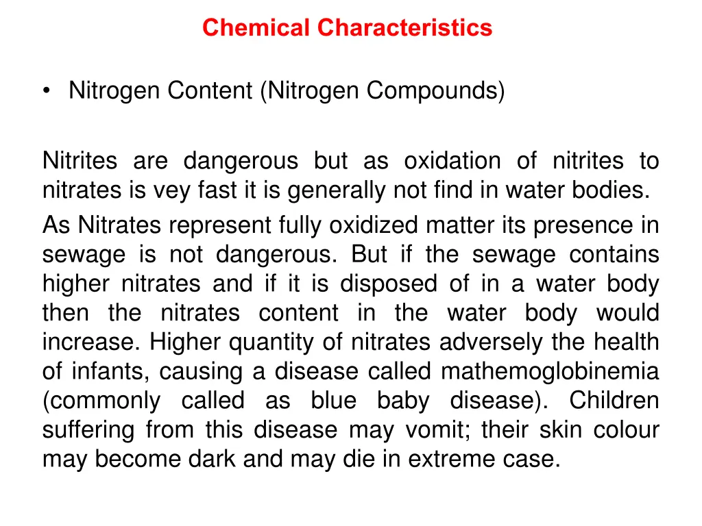 chemical characteristics 6