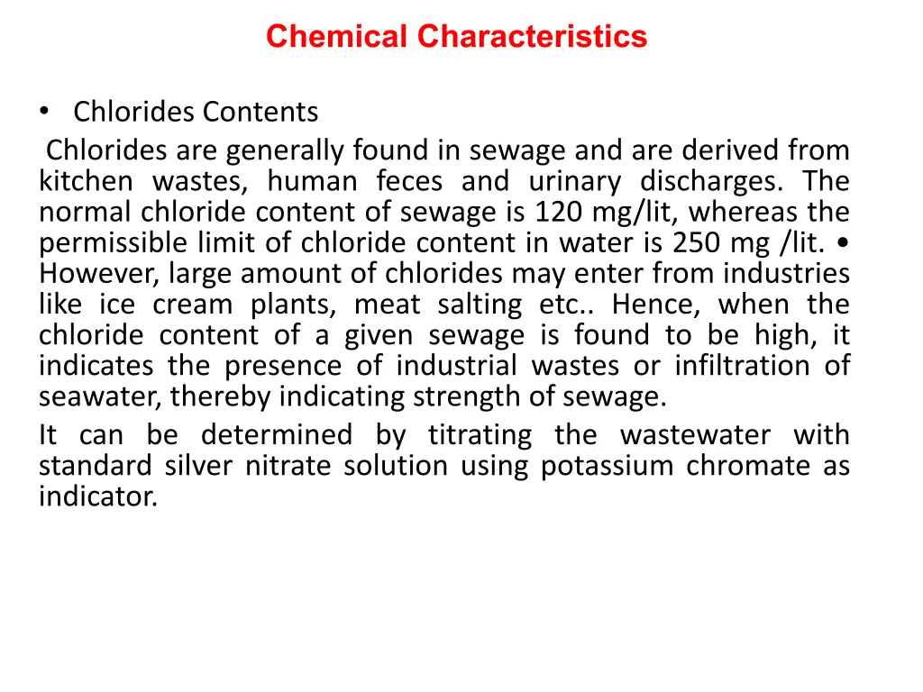 chemical characteristics 7