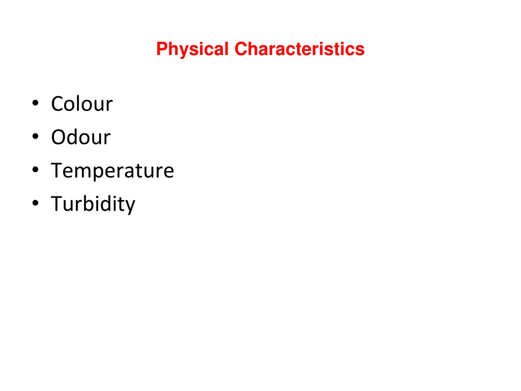 physical characteristics