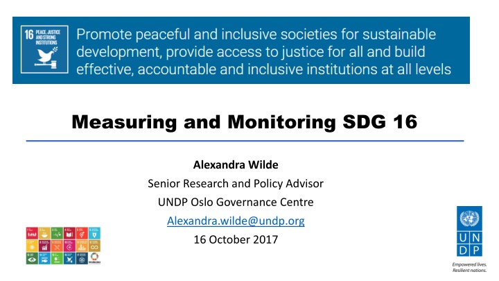 measuring and monitoring sdg 16