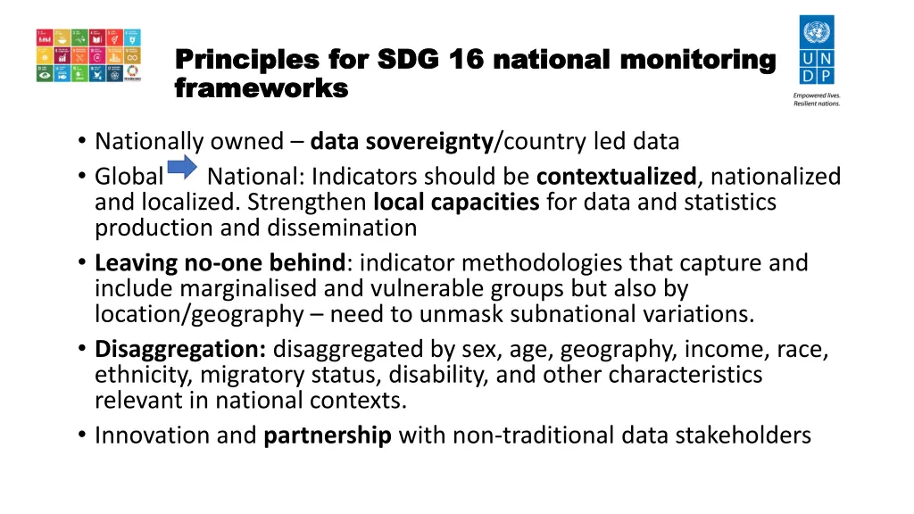 principles for sdg 16 national monitoring