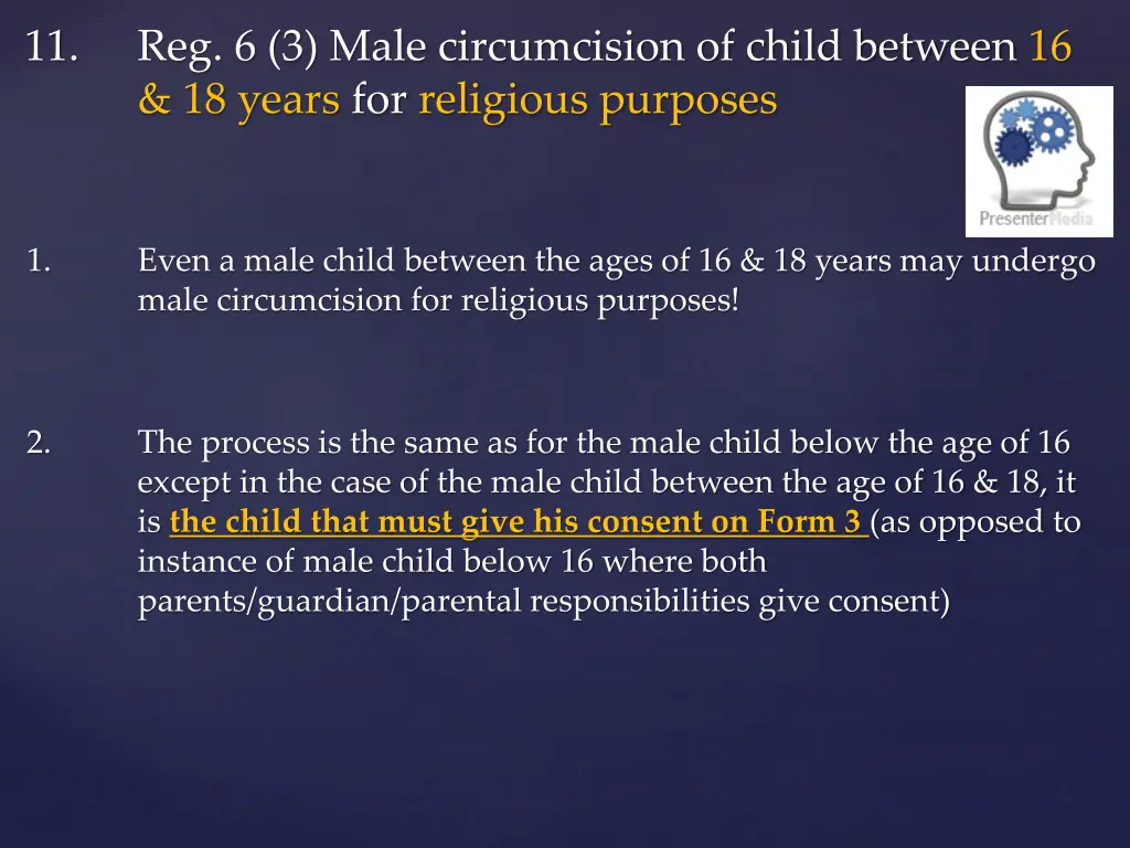 11 reg 6 3 male circumcision of child between