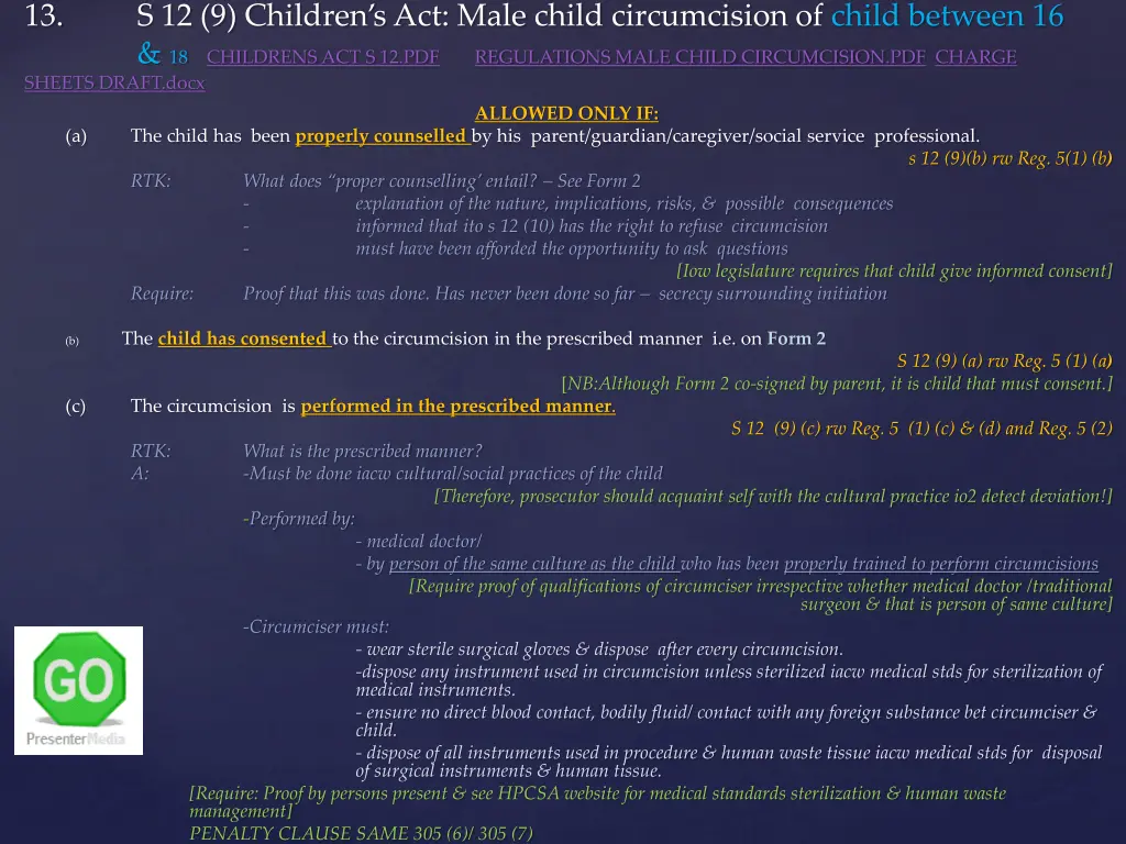 s 12 9 children s act male child circumcision