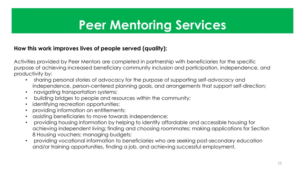 peer mentoring services 1