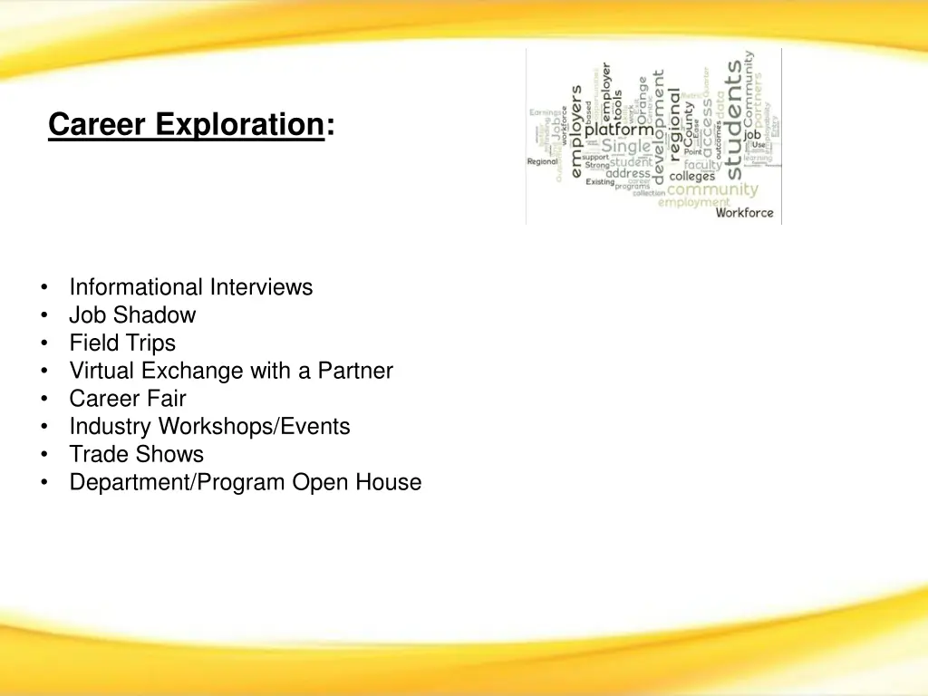 career exploration