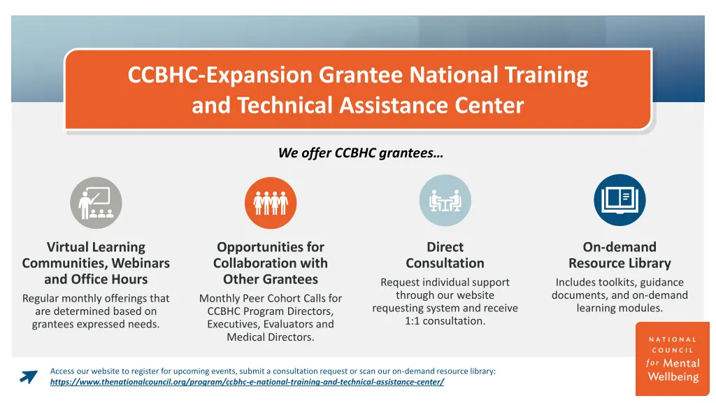 ccbhc expansion grantee national training