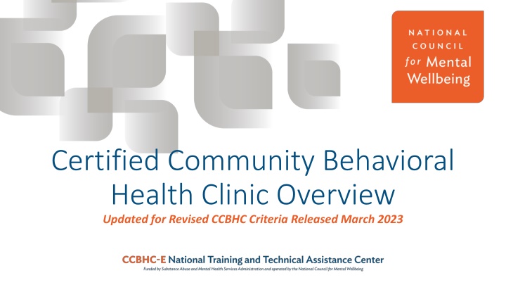 certified community behavioral health clinic