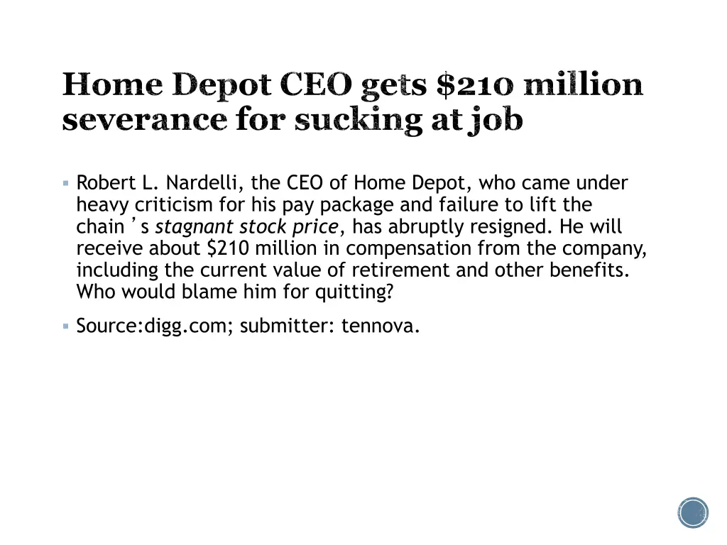 home depot ceo gets 210 million severance