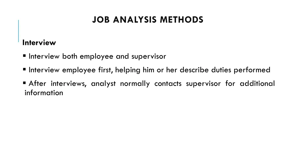 job analysis methods 3