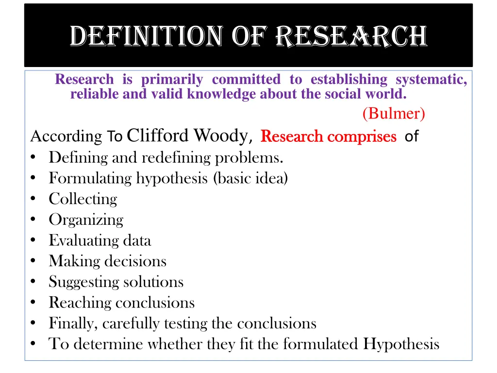 definition of research