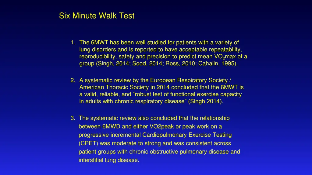 six minute walk test 1