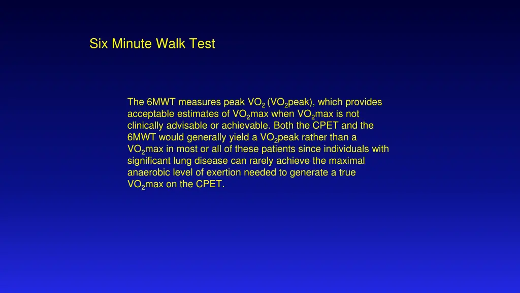 six minute walk test 2