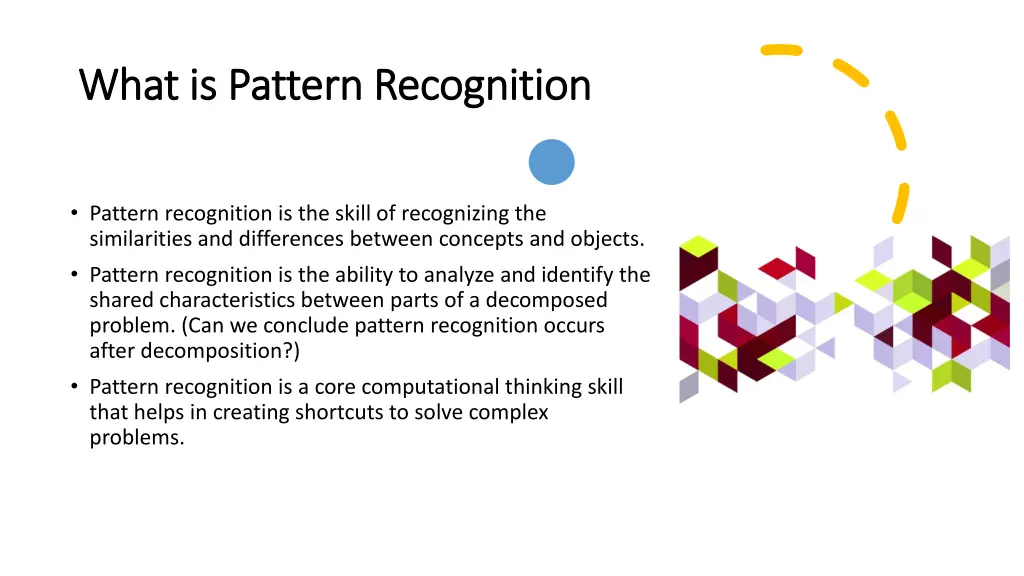 what is pattern recognition what is pattern