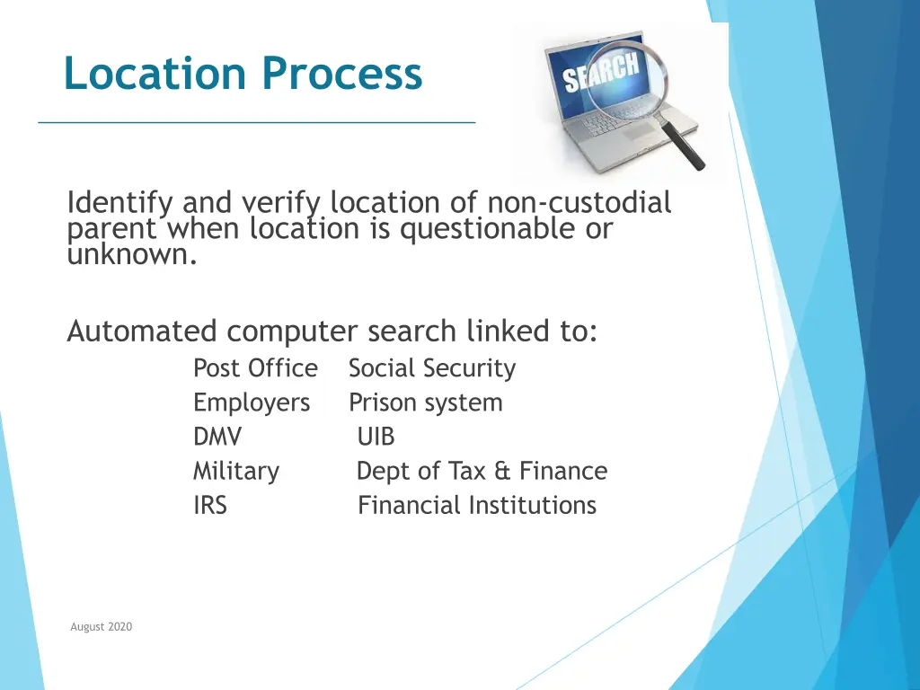 location process