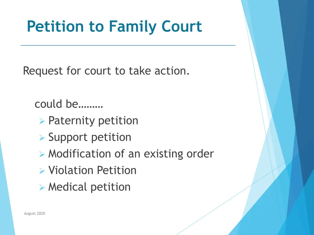 petition to family court