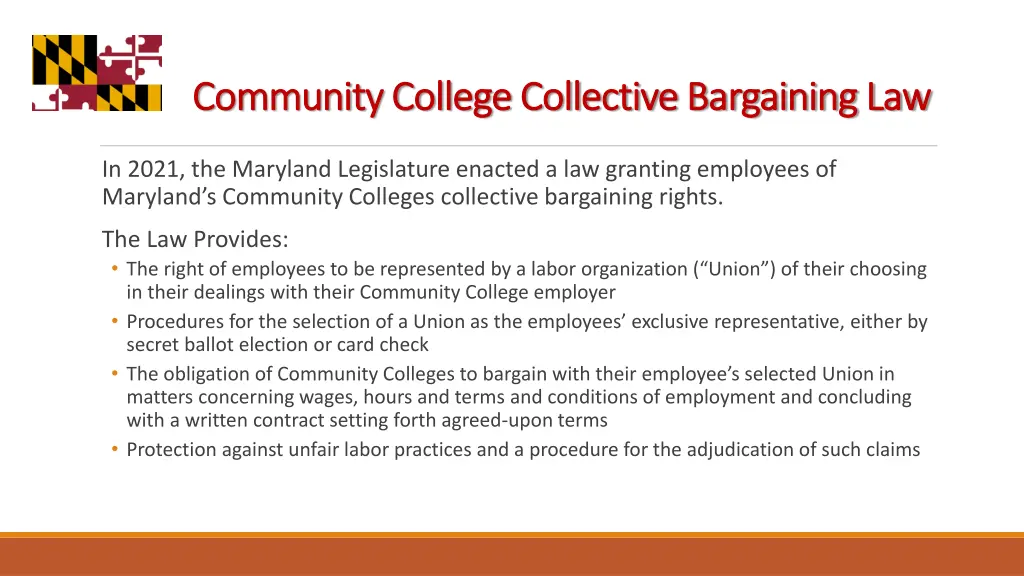 community college collective bargaining