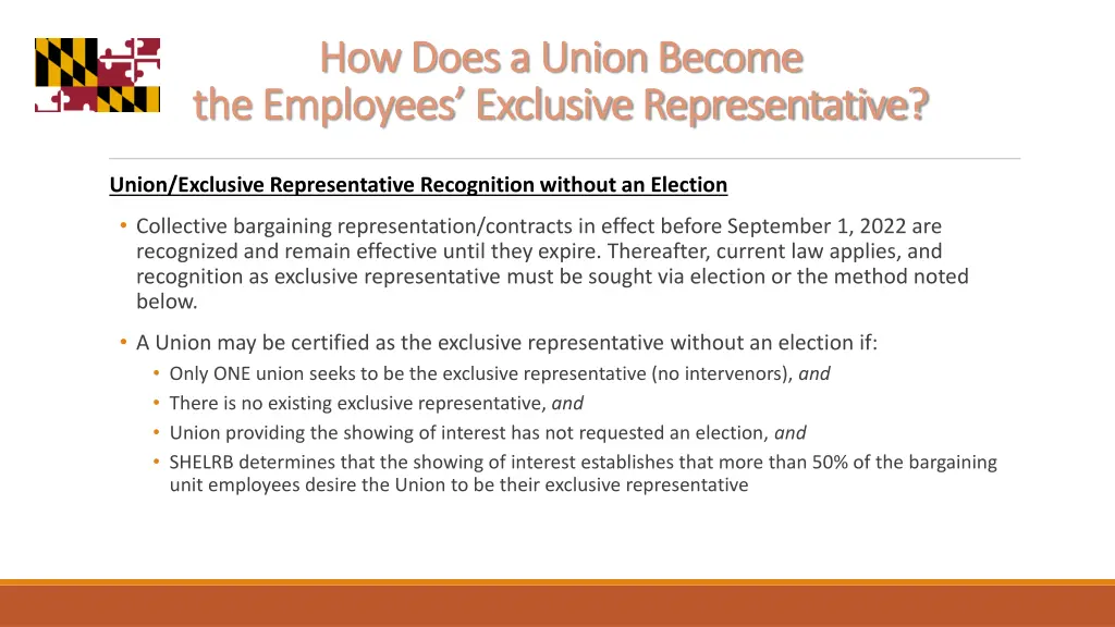 how does a union become how does a union become 6