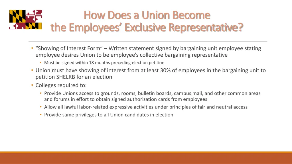 how does a union become how does a union become