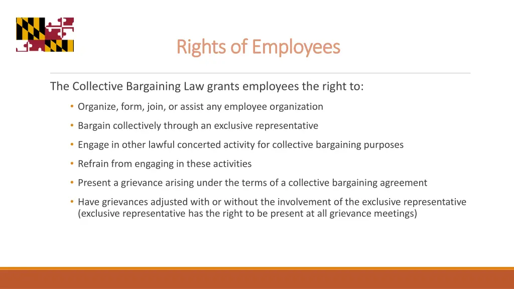 rights of employees rights of employees