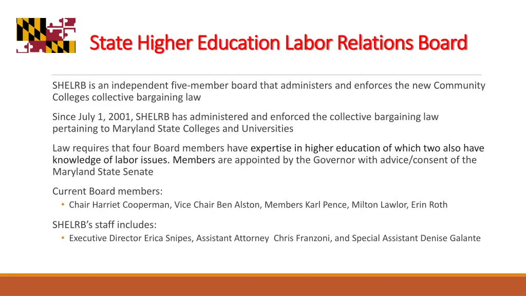 state higher education labor relations board