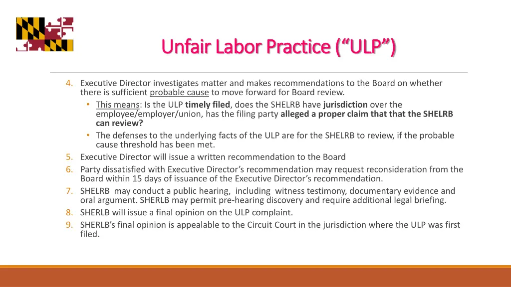 unfair labor practice ulp unfair labor practice 1