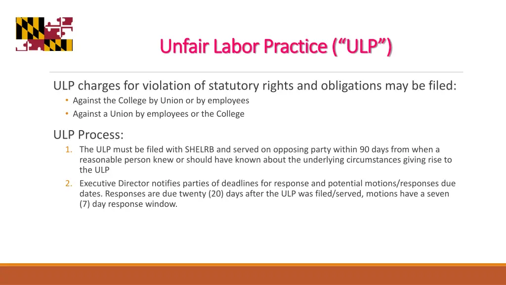 unfair labor practice ulp unfair labor practice