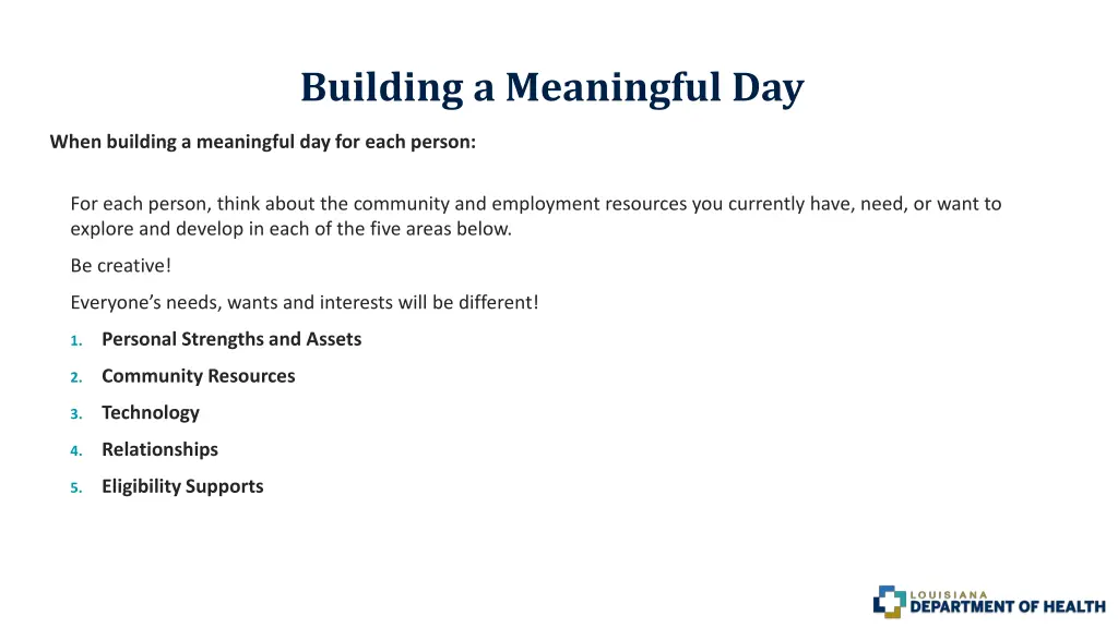 building a meaningful day