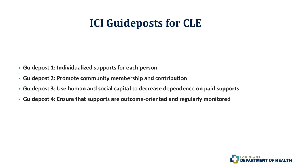 ici guideposts for cle