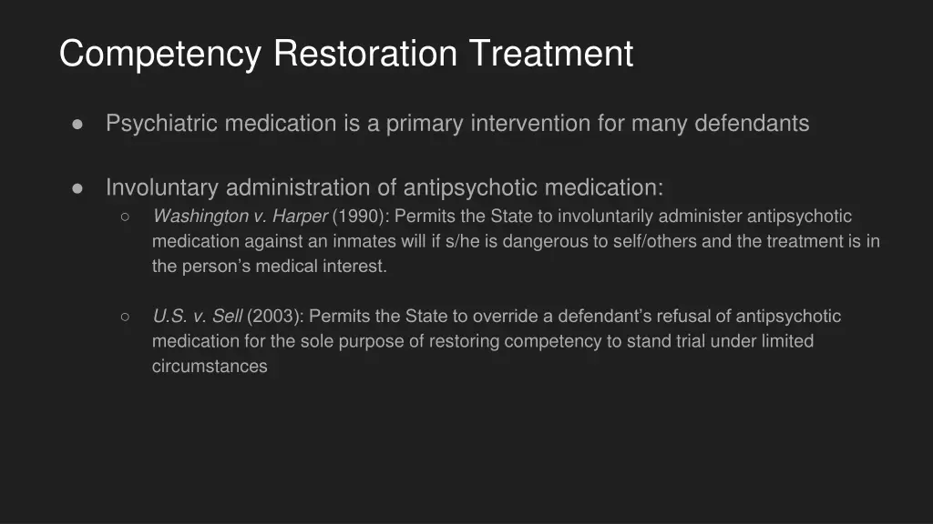 competency restoration treatment 1