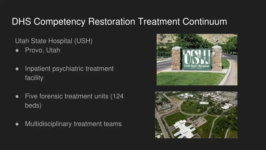 dhs competency restoration treatment continuum