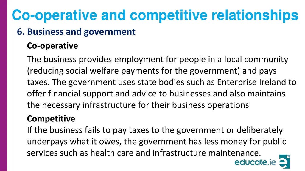 co operative and competitive relationships 5