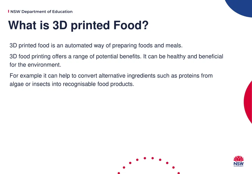 nsw department of education what is 3d printed