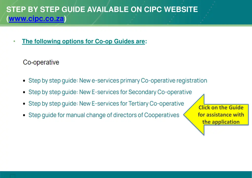 step by step guide available on cipc website 2