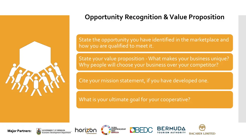 opportunity recognition value proposition