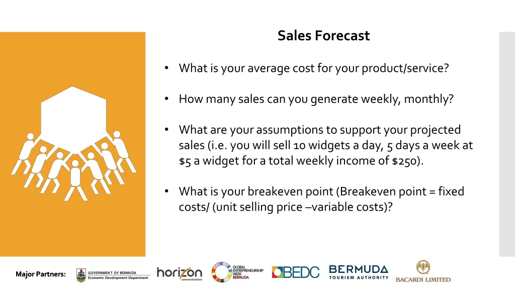 sales forecast