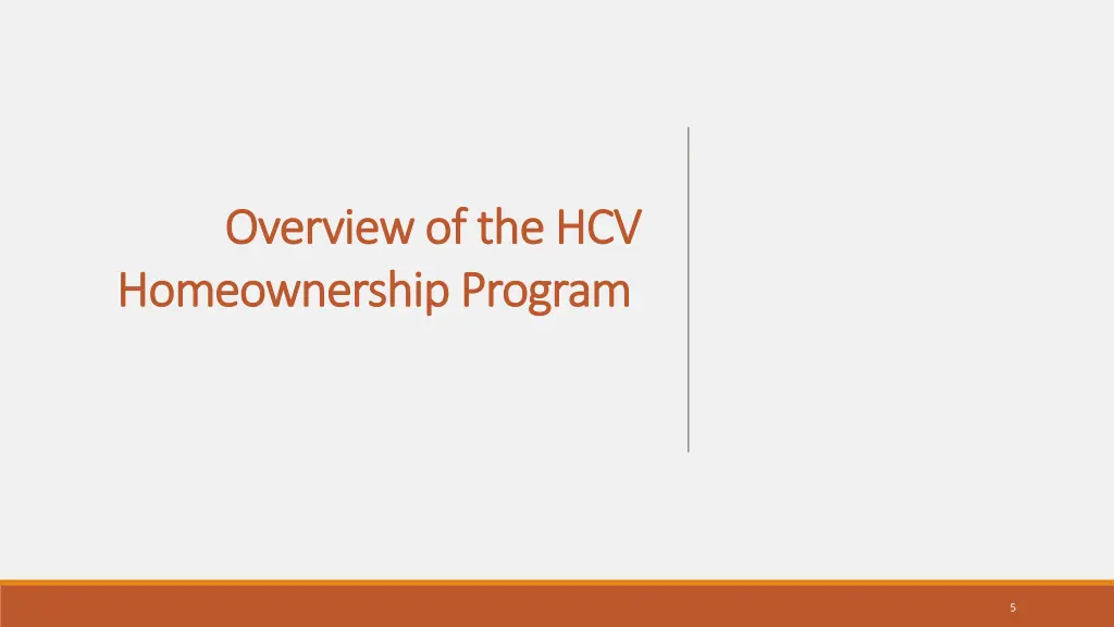 overview of the hcv overview