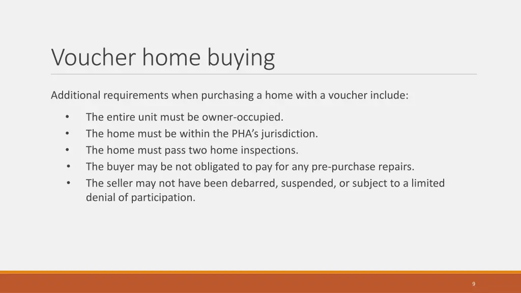 voucher home buying