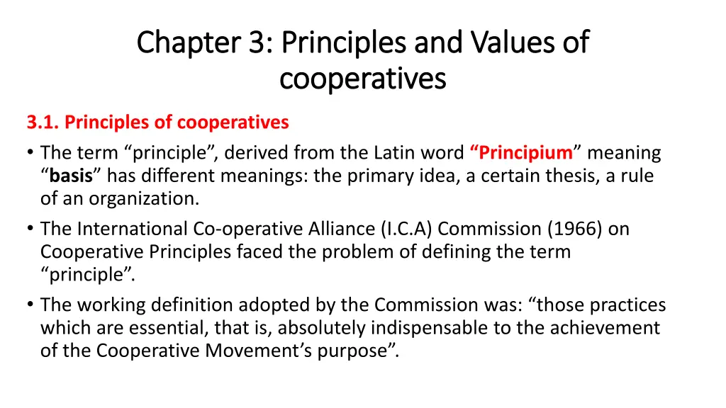 chapter 3 chapter 3 p principles and values