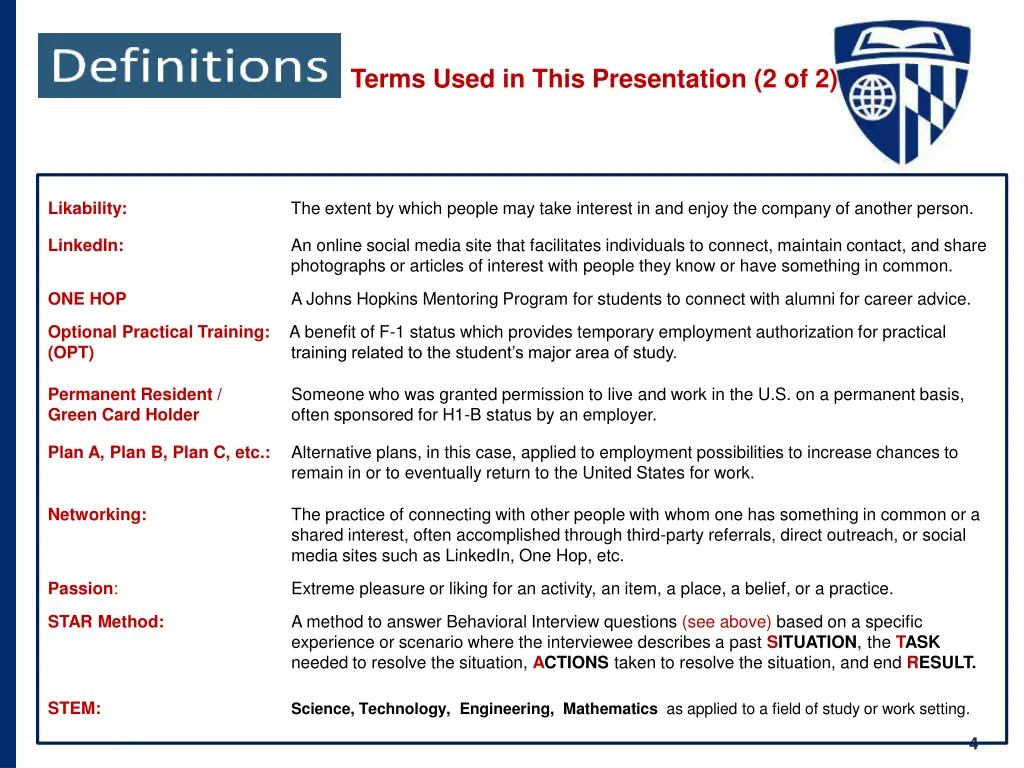 terms used in this presentation 2 of 2